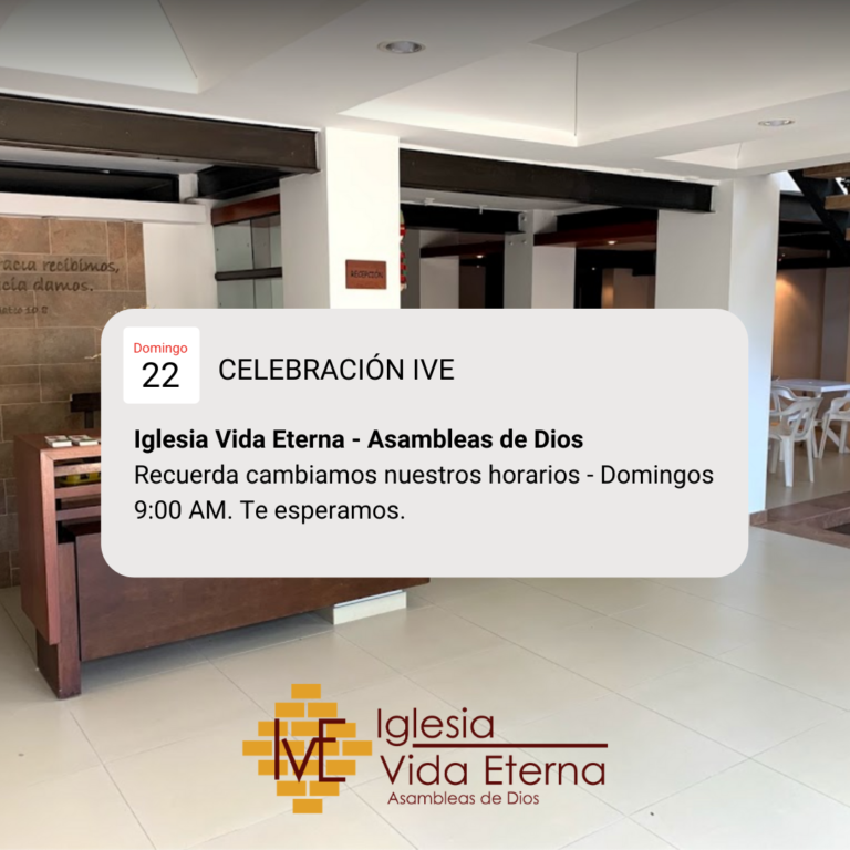 Cambios de Horarios Culto